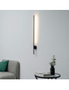 Aplique esbelto negro de luz indirecta LED - Mandal