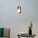 Lámpara colgante de diseño negro