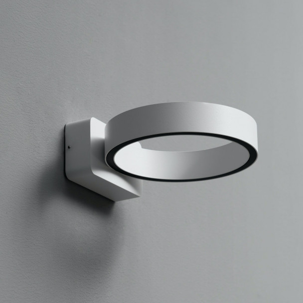 Aplique de pared blanco
