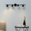 Lámpara de techo de diseño sencillo en negro
