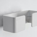 Aplique blanco con LED integrado
