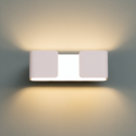 Aplique rectangular blanco