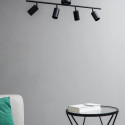 Lámpara de techo con 4 pantallas