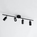 Lámpara de pared o de techo pequeña, negra