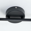 Aplique de pared o de techo negro