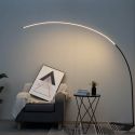 Lámpara de pie LED de diseño curvo grande - Avellino