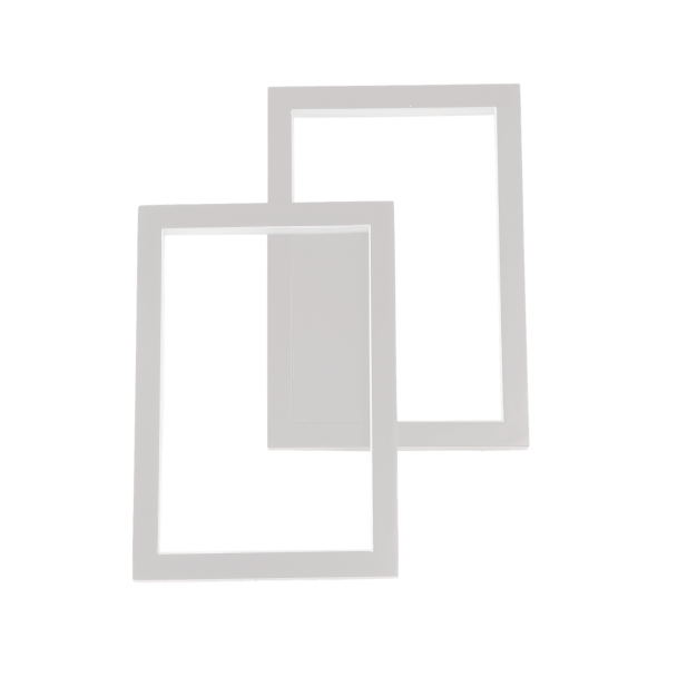 Aplique rectangular doble