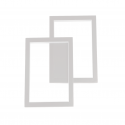Aplique rectangular doble