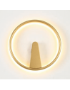 Aplique minimalista círculo LED oro - Scott