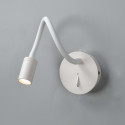 Aplique de pared con base redonda, fácil de instalar