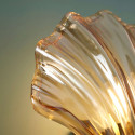 Lámpara de pared con cubierta de cristal