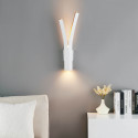 Aplique LED blanconinterior dorado