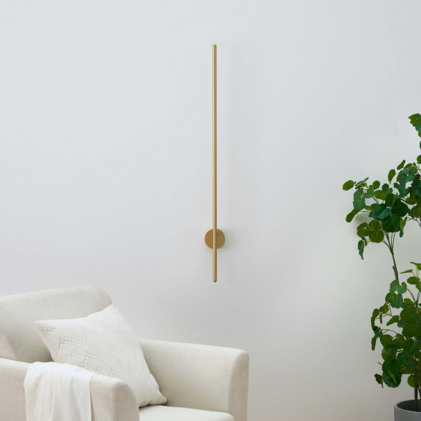 Aplique minimalista dorado