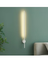 Aplique blanco largo con luz LED indirecta - Mandal