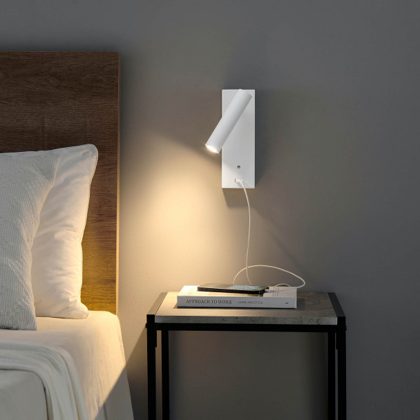 Aplique LED blanco integrado