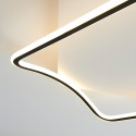 Plafón LED cuadrado doble
