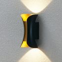 IP54 iluminación de pared negro y oro