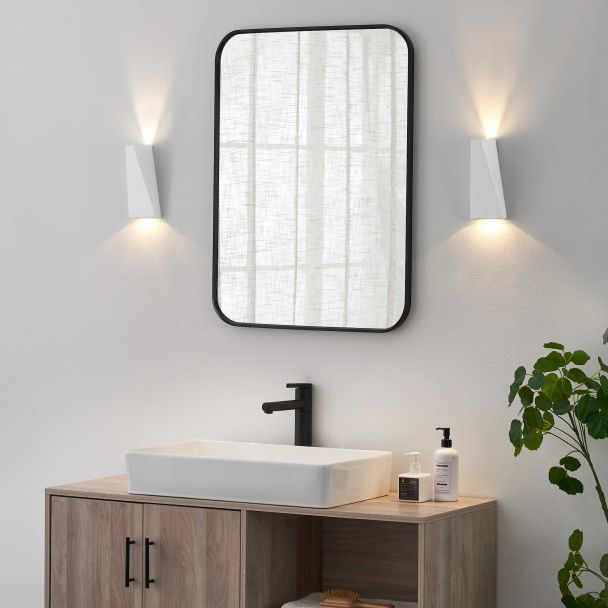 Aplique de diseño LED blanco IP54 - Helsinki