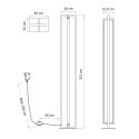 Lámpara de pie led - Otso