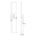 Aplique LED dorado - Natys