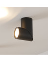 Iluminación de techo negra con focos LED regulable - Flavio