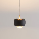 Luminaria colgante negra con altura ajustable - Finn