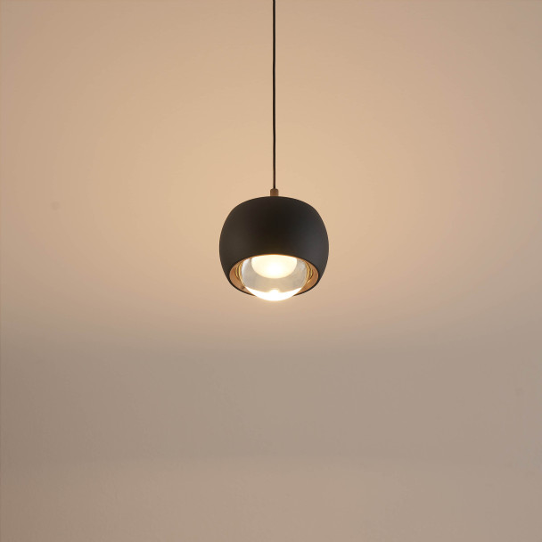 Luminaria colgante de metal negro - Finn