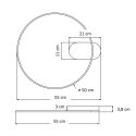 Aplique o plafón LED - Evelia
