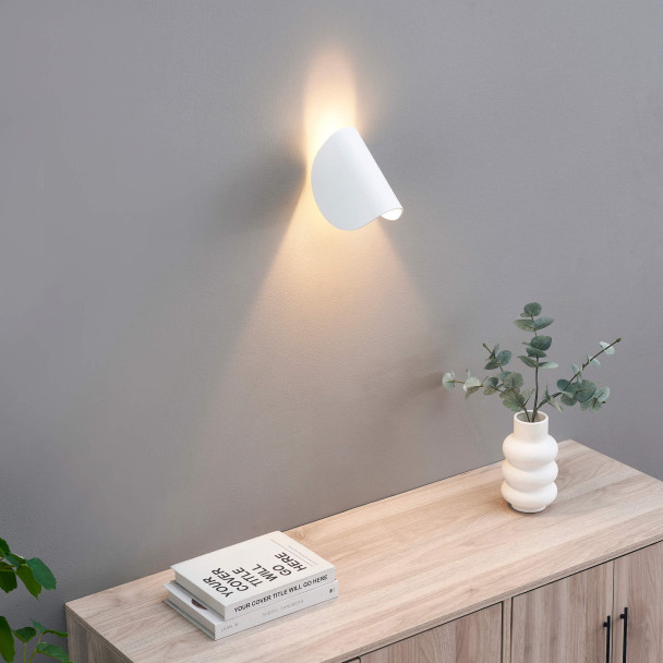 Aplique blanco de aluminio orientable IP54 - Notte