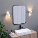 Aplique blanco de aluminio orientable IP54 - Notte