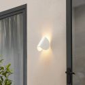 Aplique blanco de aluminio orientable IP54 - Notte