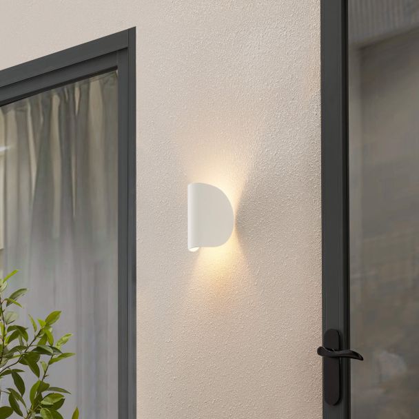 Aplique blanco de aluminio orientable IP54 - Notte
