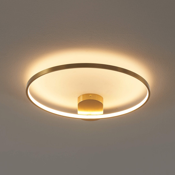 Elegante aplique o plafón dorado - Evelia