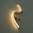 Aplique LED dorado - Curva