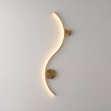 Aplique con luz blanca cálida - Curva
