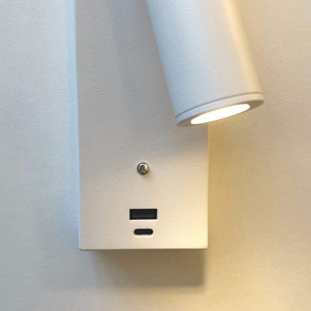 Lámpara de lectura con puerto USB - Tofino
