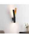 Aplique LED negro con doble luz - Nelia