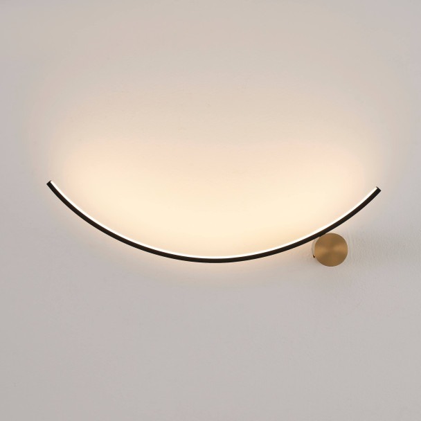 Aplique de pared para un ambiente acogedor - Curva
