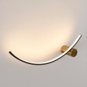 Aplique curvo negro - Curva