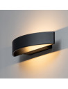 Aplique negro en semicírculo LED - Attica