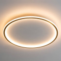 Plafón LED regulable redondo circular dorado de 60 cm - Alessia