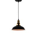 Lámpara colgante industrial negra vintage - Aster