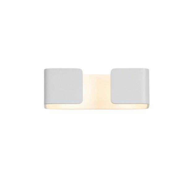 Aplique de diseño rectangular blanco - Foss