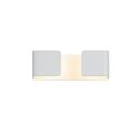 Aplique de diseño rectangular blanco - Foss