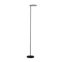 Lámpara de pie negra con pantalla orientable LED regulable - Kalena