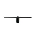 Aplique LED de diseño negro - Melbourne