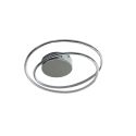 Plafón cromado de doble bucle LED - Xandra