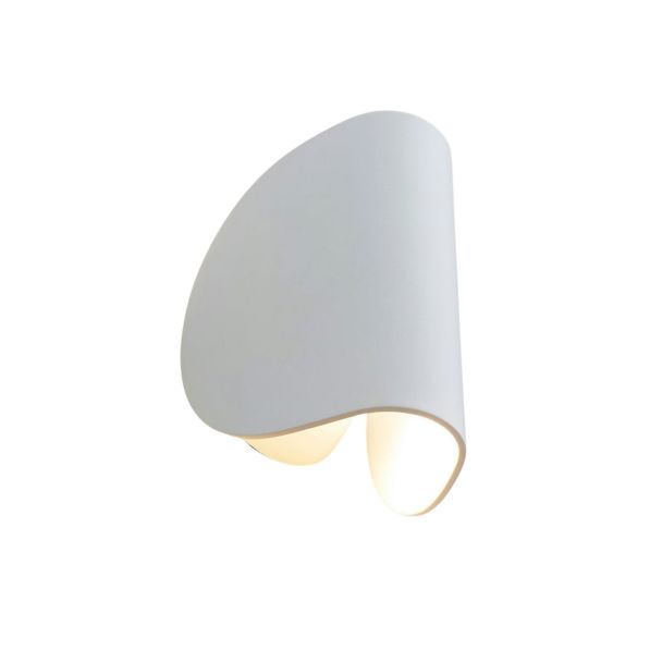 Aplique blanco de aluminio orientable IP54 - Notte