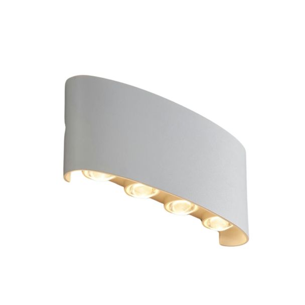 Aplique de múltiples haces LED blanco IP54 - Prisma