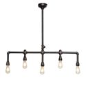 Lámpara de techo moderna 5 luces metalo marron - Maestro
